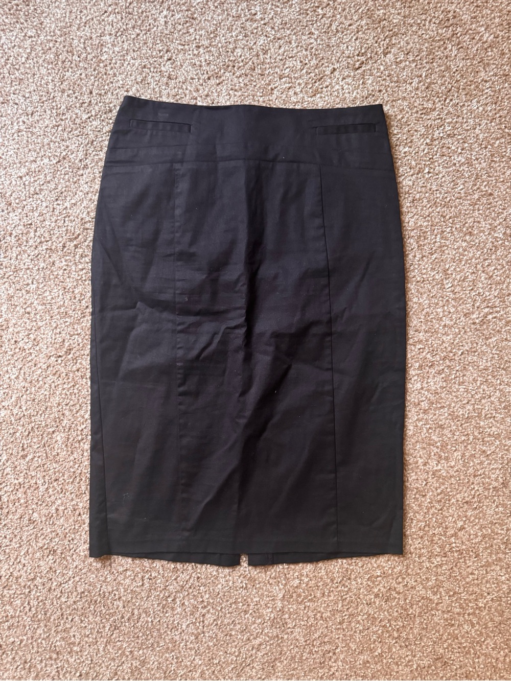 Classic Black Pencil Skirt